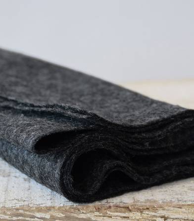 Tissu Jersey de laine - Charcoal Tissu Jersey de laine - Charcoal