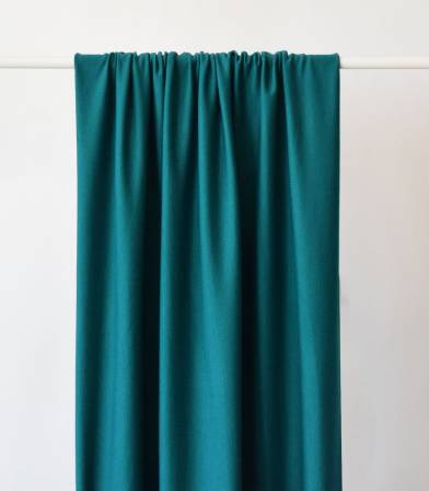 Tissu jersey viscose bleu canard Tissu jersey viscose bleu canard