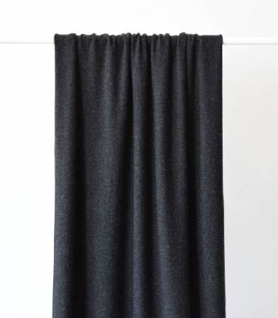 Tissu jersey viscose gris chiné foncé Tissu jersey viscose gris chiné foncé