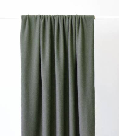 Tissu jersey viscose kaki Tissu jersey viscose kaki