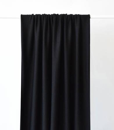 Tissu jersey viscose noir Tissu jersey viscose noir
