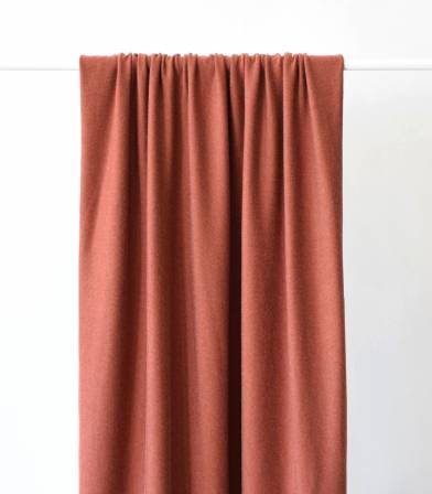 Tissu jersey viscose roux Tissu jersey viscose roux