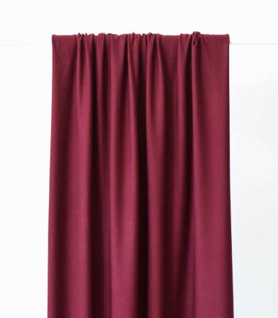 Tissu jersey viscose bordeaux Tissu jersey viscose bordeaux