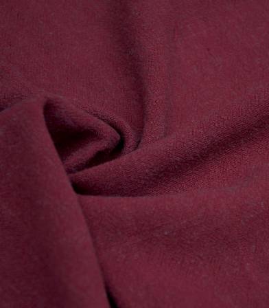 Tissu Lin viscose - Bordeaux