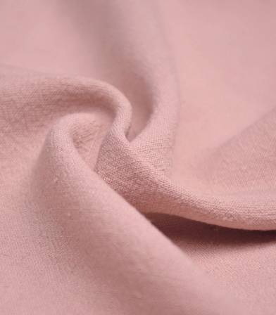 Tissu Lin viscose - Rose thé