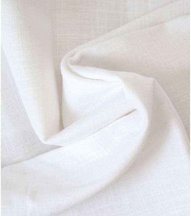 Tissu Lin blanc