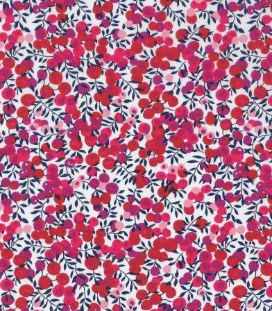 Tissu Liberty Wiltshire rouge