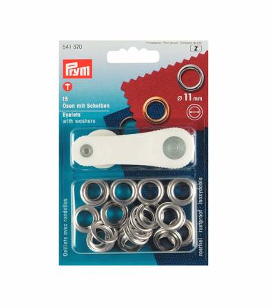 Oeillets argent 11mm - PRYM