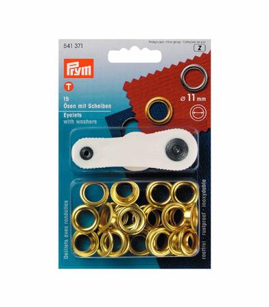 Oeillets jaune 11mm - PRYM