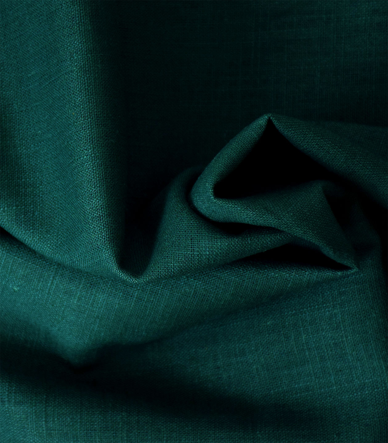 Coupon De Tissu Lin Vert - 0,5 Mètre X 1,40 Mètre - Uni - Pour Couture Et Artisanat - Neuf