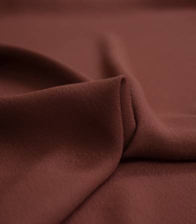 Tissu crêpe viscose - Sépia Tissu crêpe viscose - Sépia