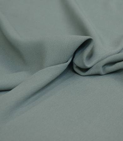 Tissu crêpe viscose - Vert de gris Tissu crêpe viscose - Vert de gris