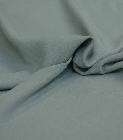 Tissu crêpe viscose - Vert de gris