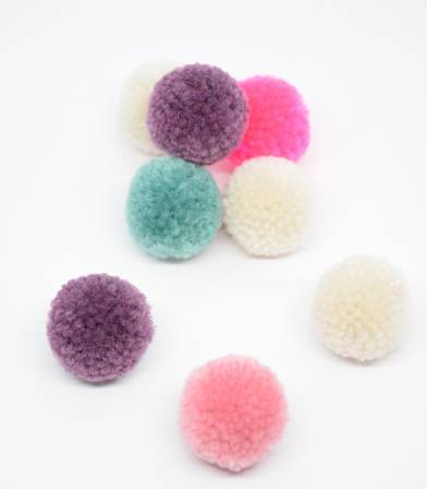 Set de pompons - Jolly pastel Set de pompons - Jolly pastel
