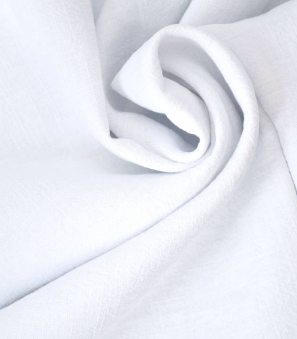 Tissu Lin lavé blanc Tissu Lin lavé blanc