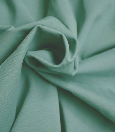 Tissu jersey céladon - OEKO TEX Tissu jersey céladon - OEKO TEX
