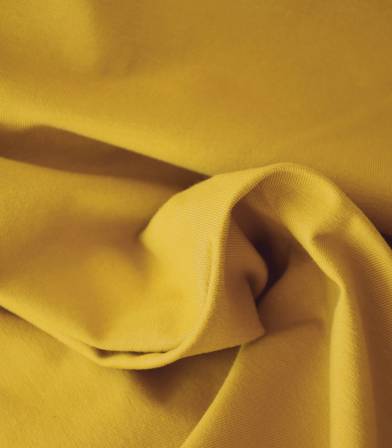 Tissu jersey moutarde - OEKO TEX Tissu jersey moutarde - OEKO TEX