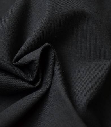 Tissu jersey noir - OEKO TEX Tissu jersey noir - OEKO TEX