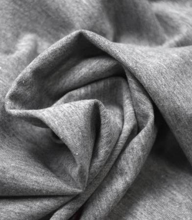 Tissu jersey gris chiné - OEKO TEX Tissu jersey gris chiné - OEKO TEX