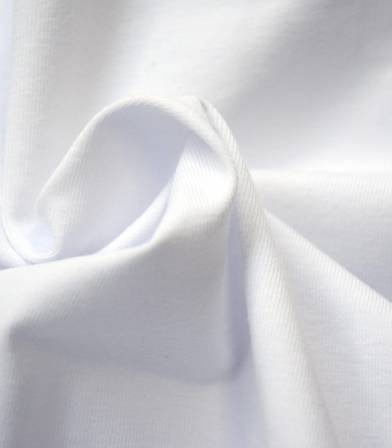 Tissu jersey blanc- OEKO TEX