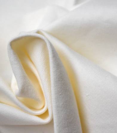 Tissu sweat écru
