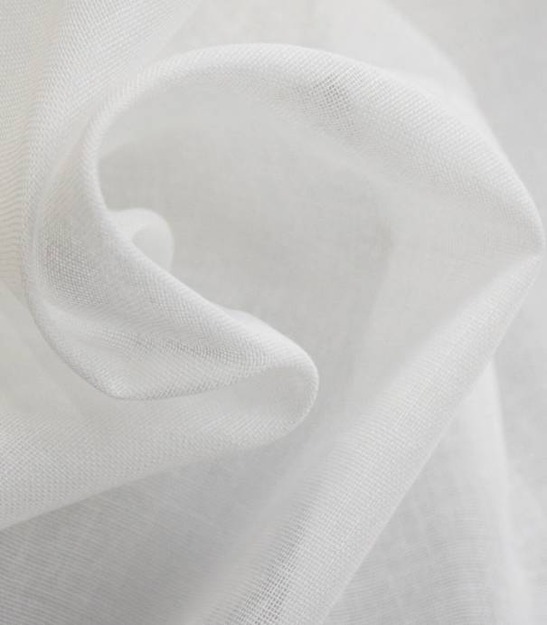 Mousseline de coton blanc - agrée contact alimentaire