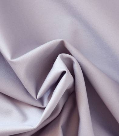 Tissu popeline de coton gris/mauve Tissu popeline de coton gris/mauve