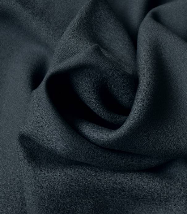 Tissu crêpe de viscose - Anthracite