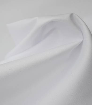 Tissu blouses poly-coton hydrofuge blanc Tissu blouses poly-coton hydrofuge blanc