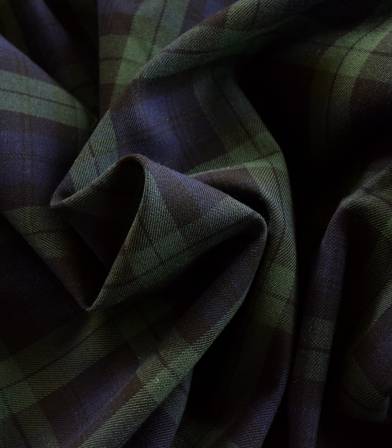 Tissu tartan Dark green