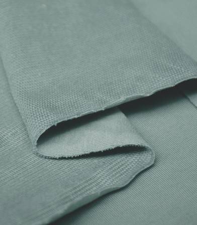 Tissu bio French terry - Dusty green Tissu bio French terry - Dusty green