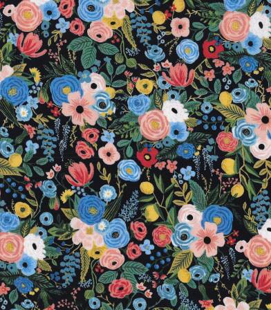 Tissu Petite Garden Party - Navy Tissu Petite Garden Party - Navy