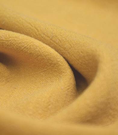 Tissu Lin viscose - Ocre Tissu Lin viscose - Ocre
