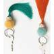 Set de pompons glands - Fluo