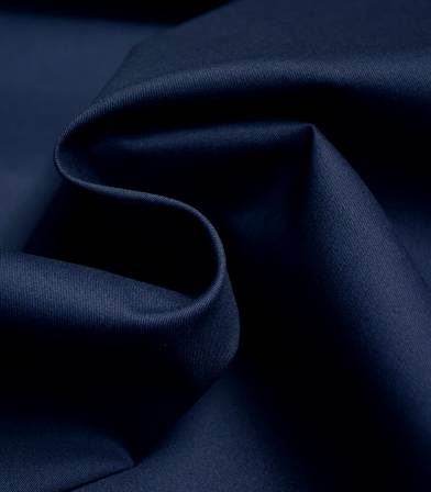 Tissu gabardine fine stretch - Bleu marine Tissu gabardine fine stretch - Bleu marine