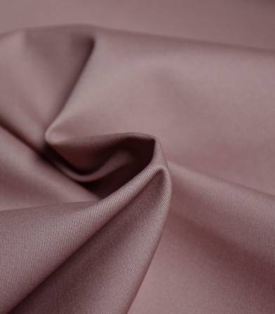 Tissu gabardine fine stretch - Rose poudré