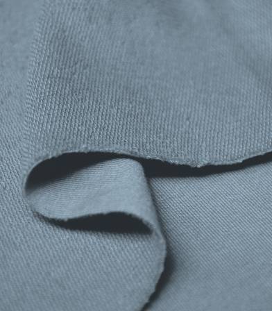 Tissu bio French terry - Dusty blue Tissu bio French terry - Dusty blue