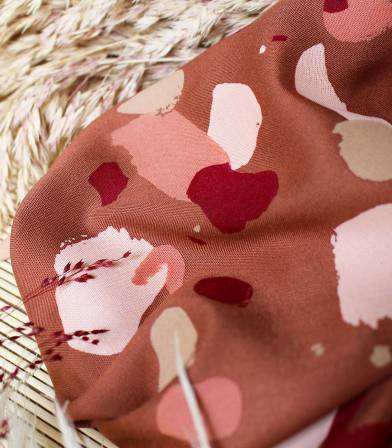 Tissu Granito chesnut Tissu Granito chesnut