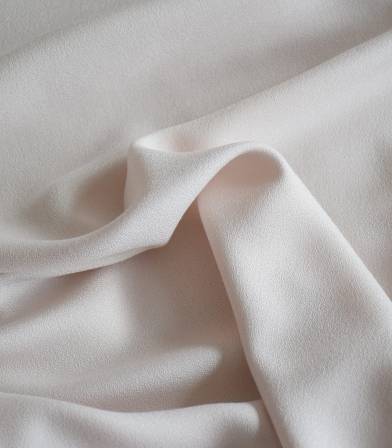 Tissu crêpe de viscose - Crème Tissu crêpe de viscose - Crème