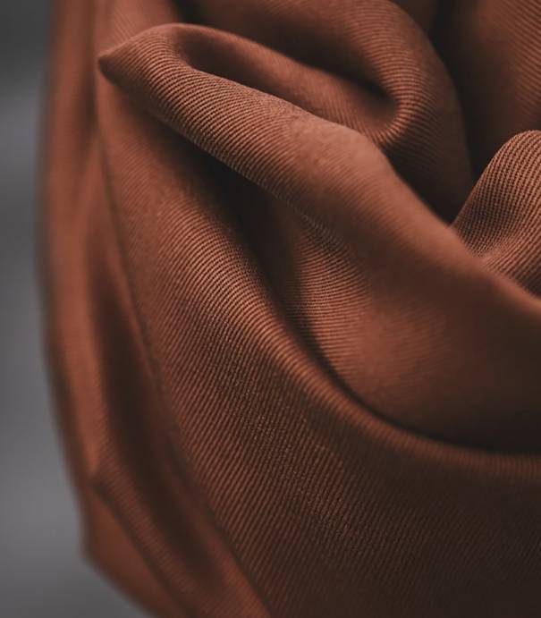 Tissu smooth drape twill - Pecan