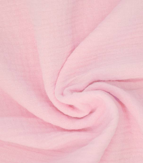 Double gaze bio - rose dragée Double gaze bio - rose dragée