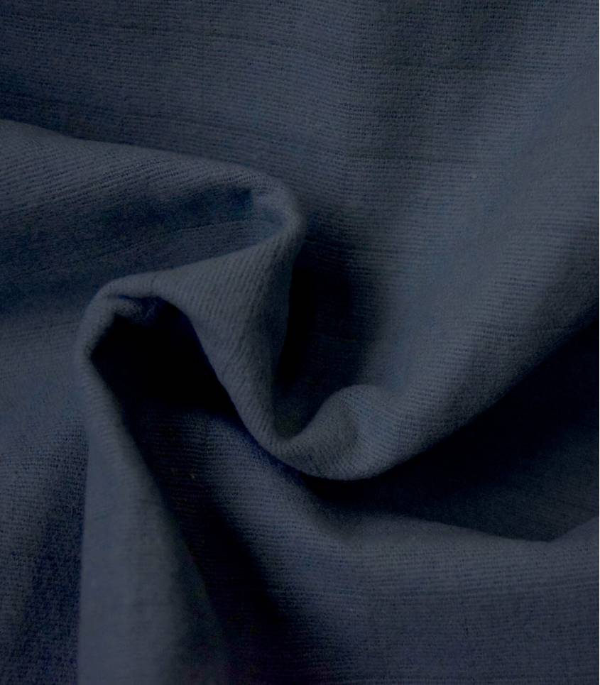 Tissu coton matelassé - Bleu navy