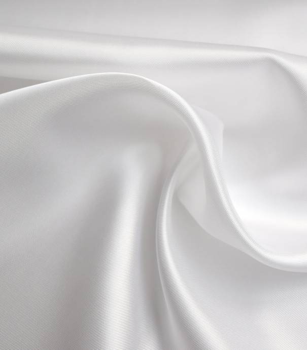 Tissu doublure twill viscose - Blanc