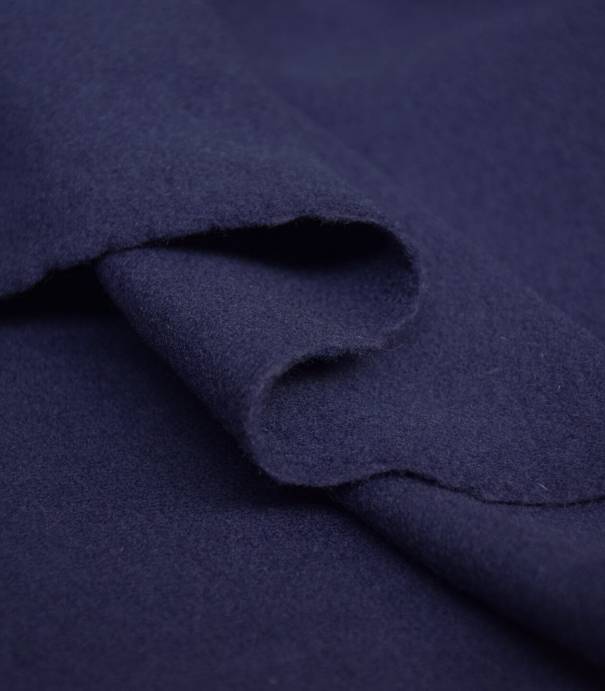 Tissu manteau - lainage blueberry