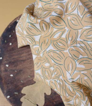 Tissu Petal Mustard Tissu Petal Mustard
