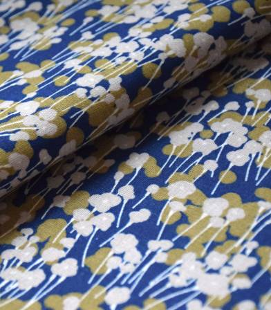 Tissu coton - Prairie Celeste Tissu coton - Prairie Celeste